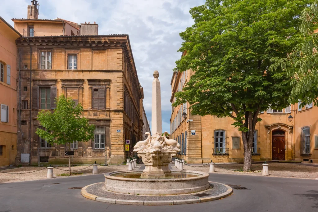 The city of Aix-en-Provence was once the capital of Provence.