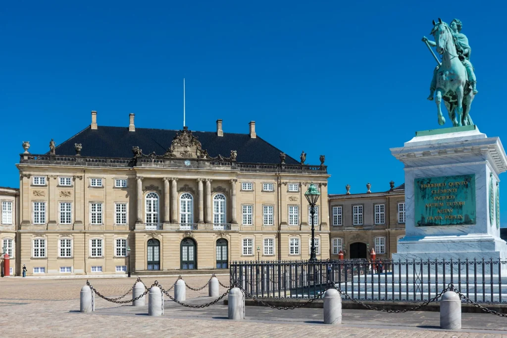 Amalienborg – the official residence of the Danish royal family.