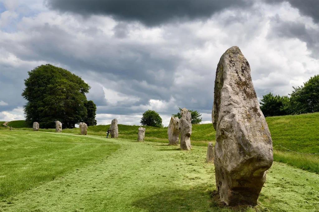 In nearby Avebury, you can see another beautiful remnant of prehistory.