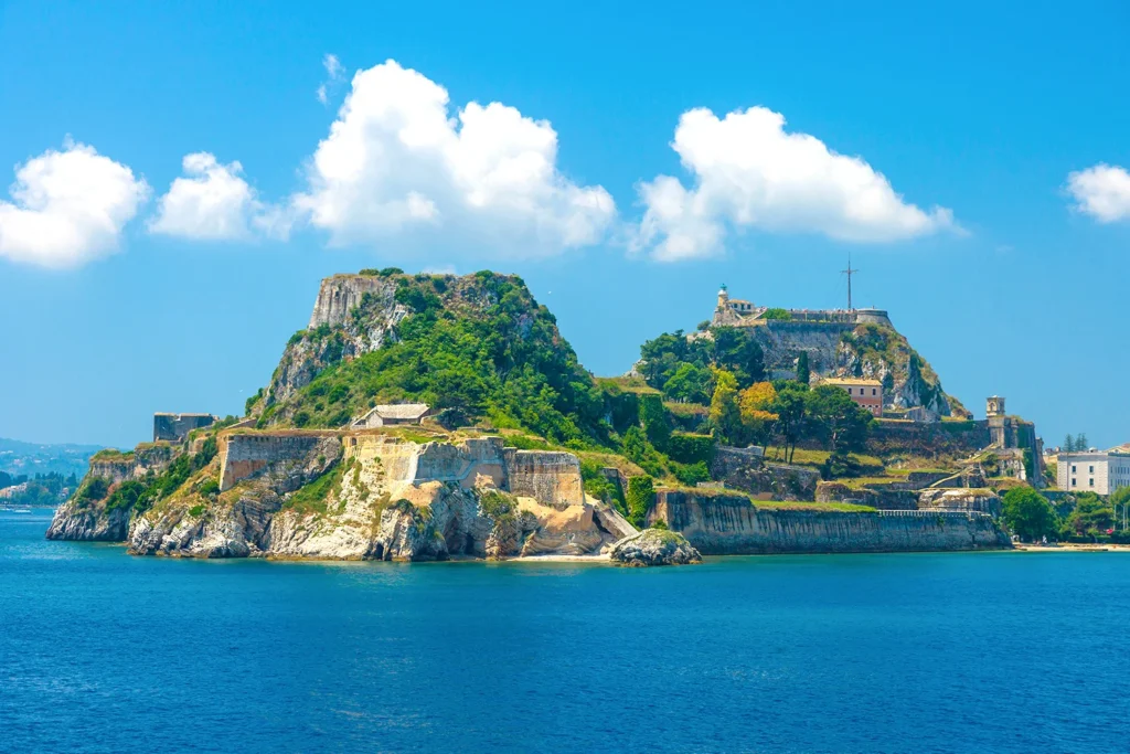 The Old Fortress of Corfu is one of the most impressive fortresses in Greece.