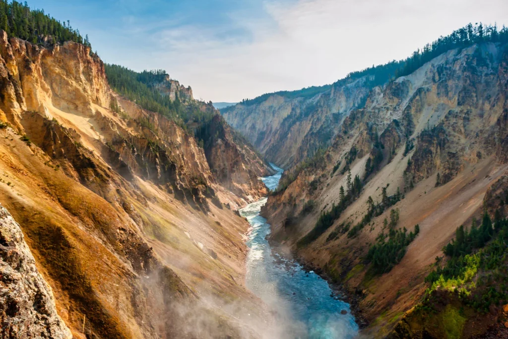 Grand Canyon of the Yellowstone, U.S.A.