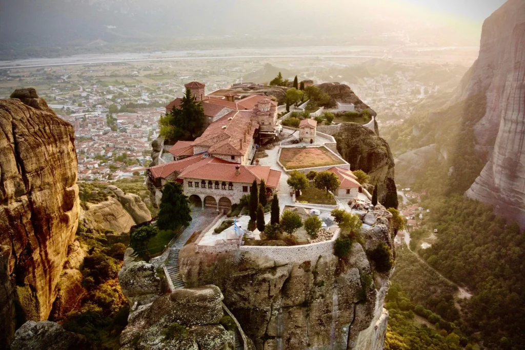 One can lose themselves for hours in the beauty of the Meteora cliffs.