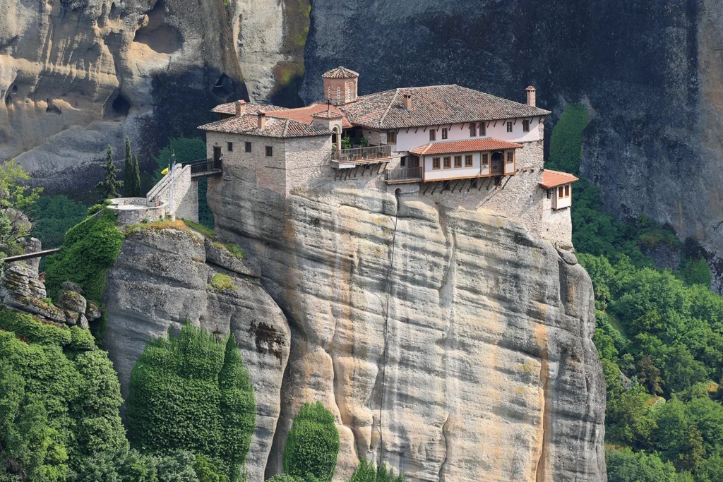 Roussanou Monastery, also known as the Monastery of St. Barbara.