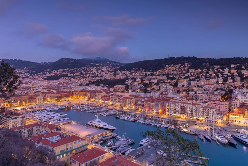 Old Port by night, Nice.