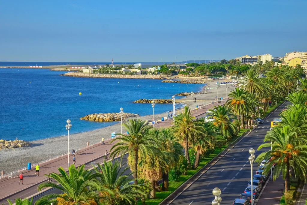 Promenade des Anglais, Nice.