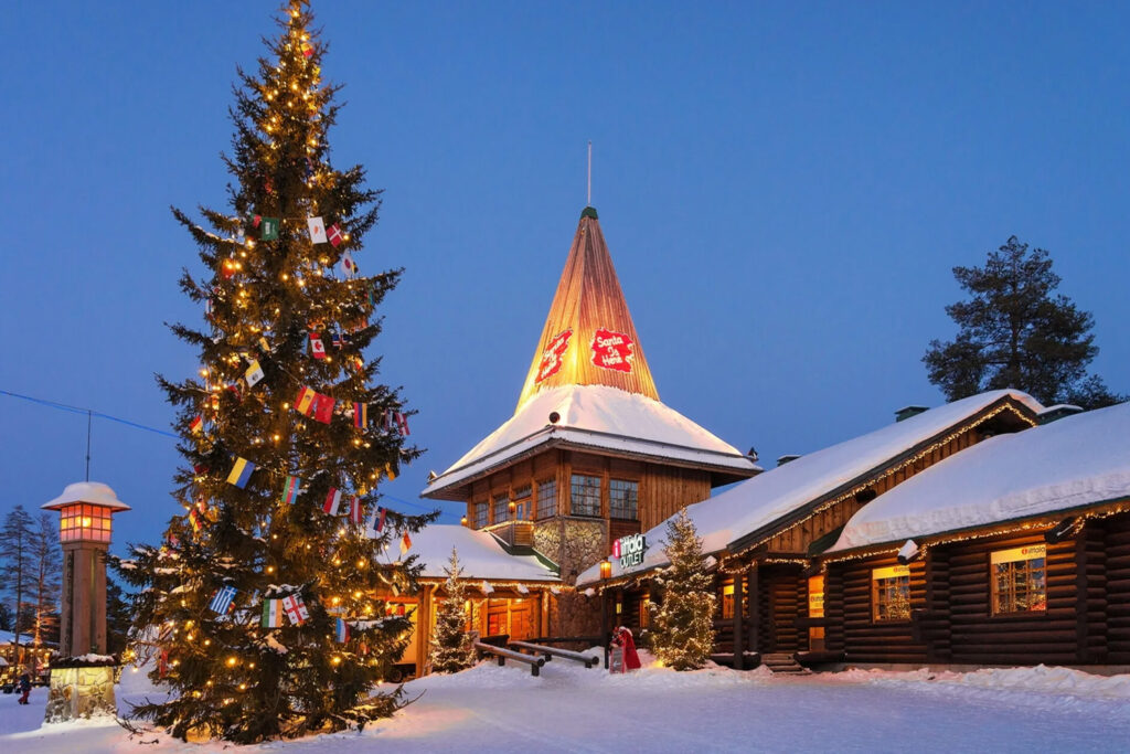 Rovaniemi in Lapland is considered the official city of Santa Claus.