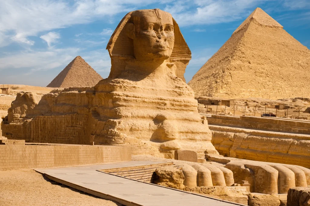 The Great Sphinx is, alongside the pyramids, Egypt’s most iconic symbol.