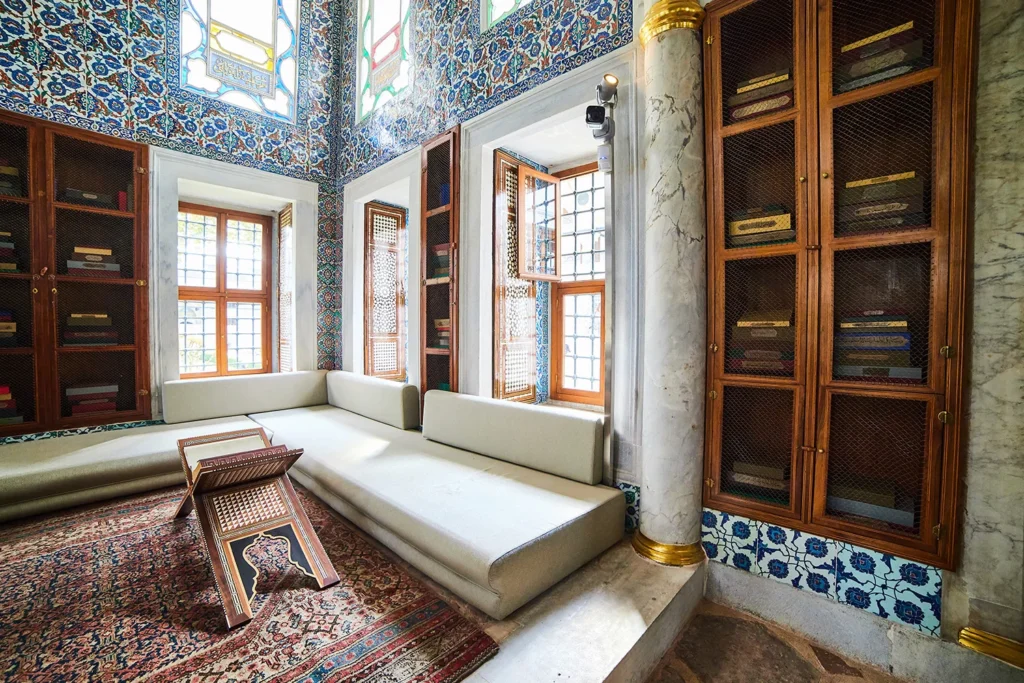 The interiors of Topkapi Palace in Istanbul.