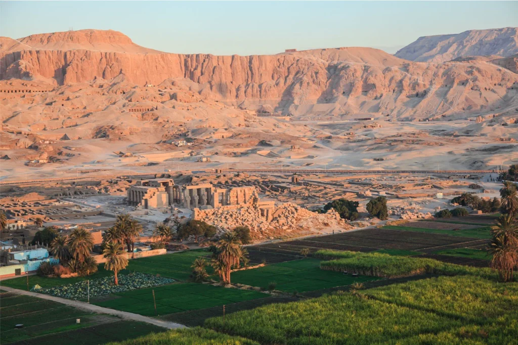 View of the Valley of the Kings, Egypt.