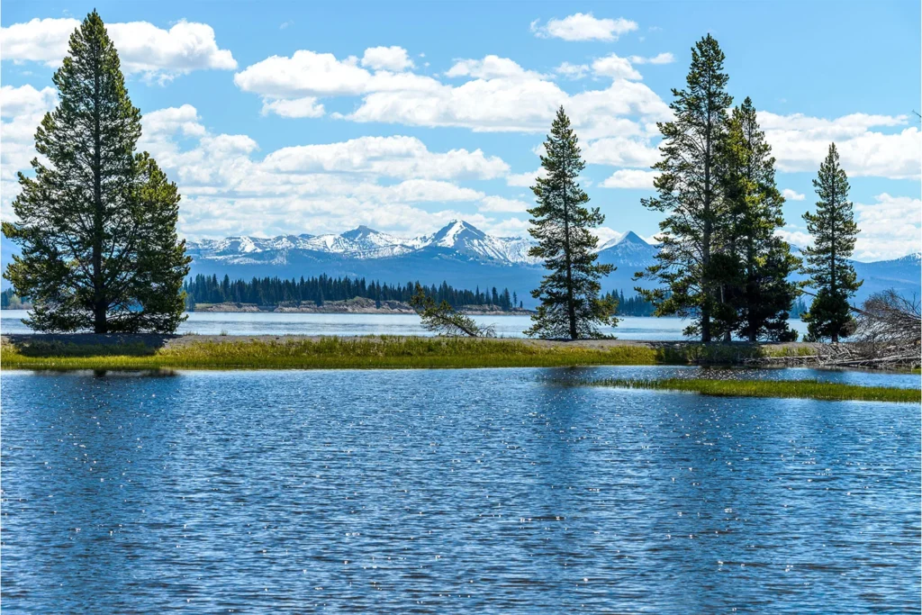 The largest body of water in Yellowstone National Park.