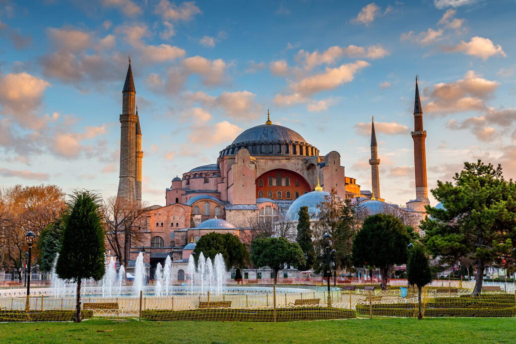 Today’s Hagia Sophia is the third building constructed on the same site.