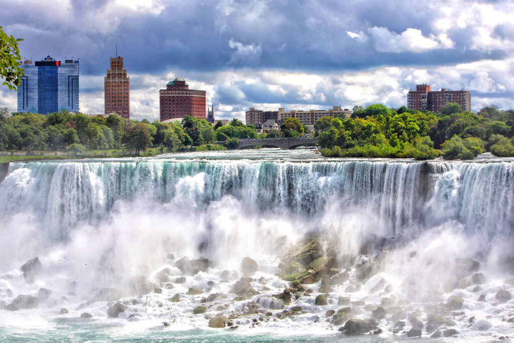 Niagara Falls on the American side.