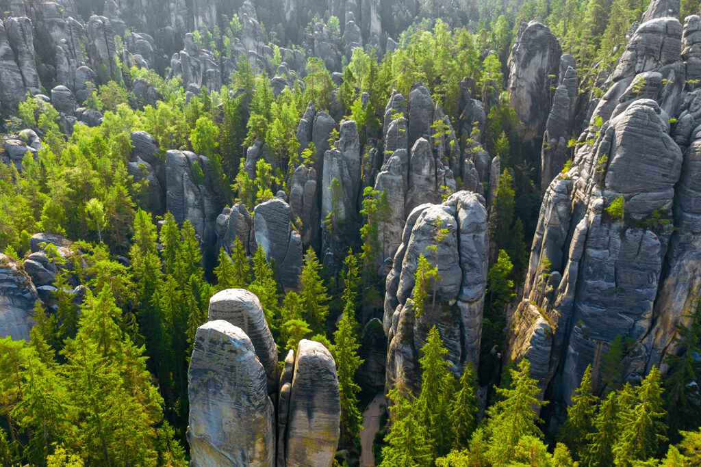 Science claims the Rock City was formed over millions of years by natural forces, but according to legend, it is the work of angry gods.