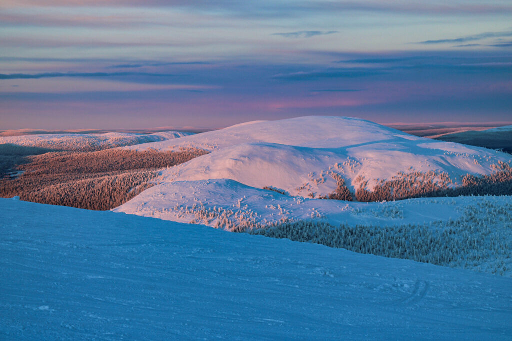 The vast landscapes of Ylläs.