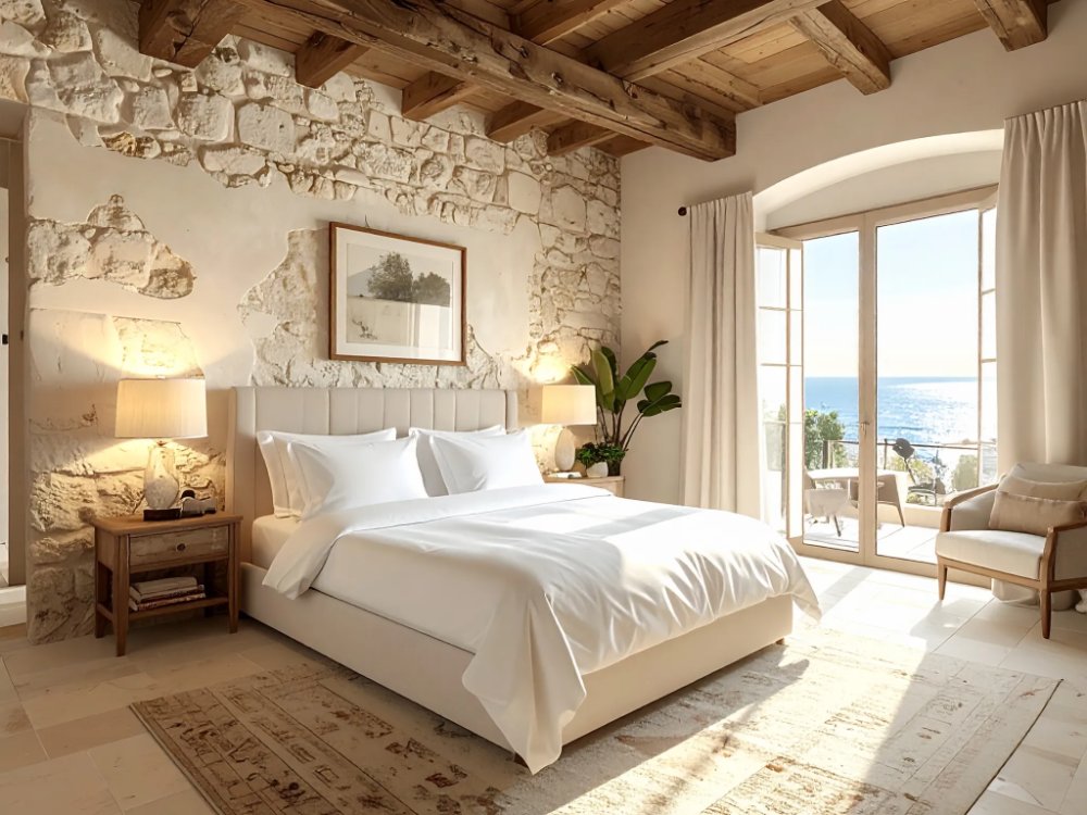 Holiday apartment, Saint-Paul-de-Vence. AI-generated image.
